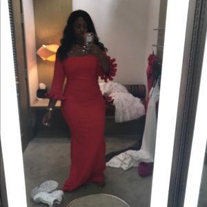 Red Chiara Boni dress from saks fifth! Sl